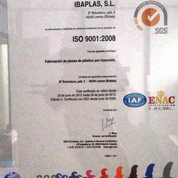 Ibaplas certificado